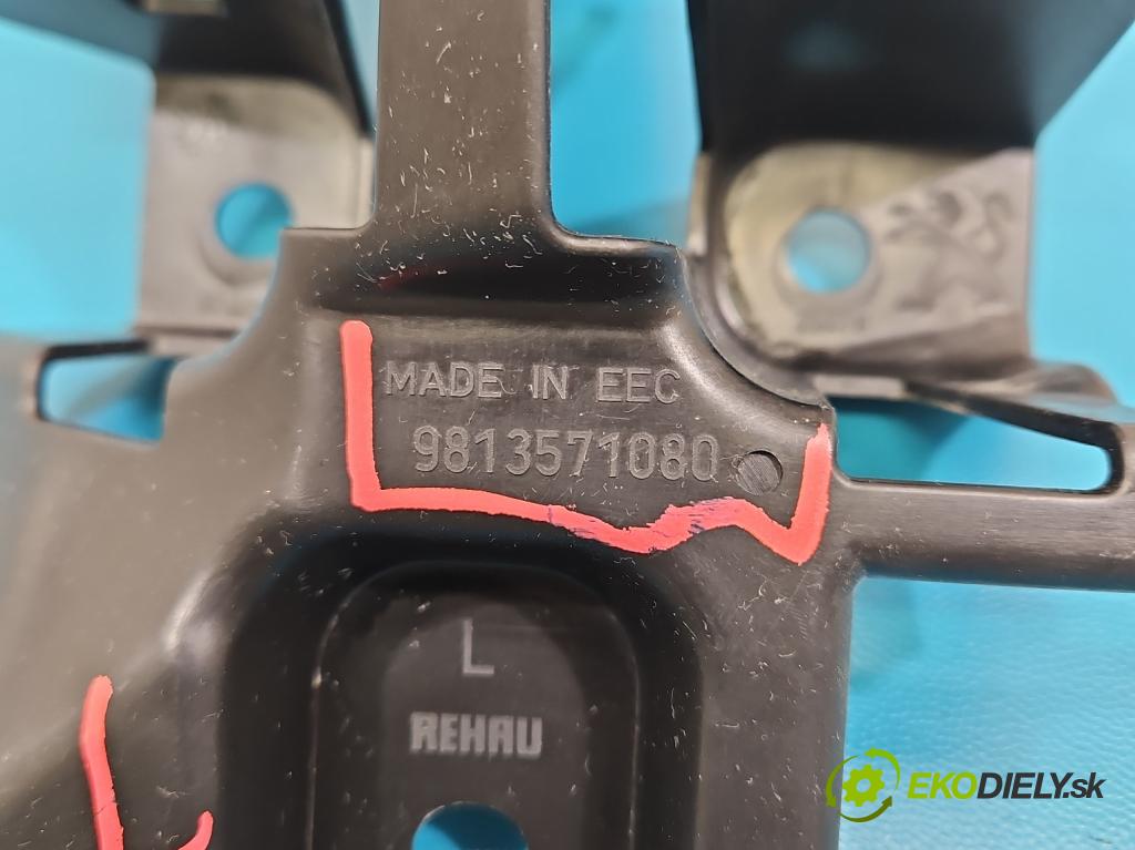 Peugeot 508 II 2018- 1.6 224 hp automatic 165 kW 1598 cm3 5- Boty: nárazníku zadní levý 9813571080