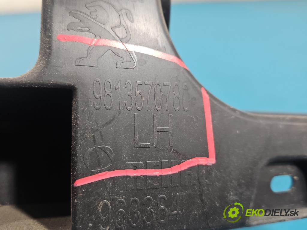 Peugeot 508 II 2018- 1.6 224 hp automatic 165 kW 1598 cm3 5- Boty: nárazníku zadní levý 9813570780