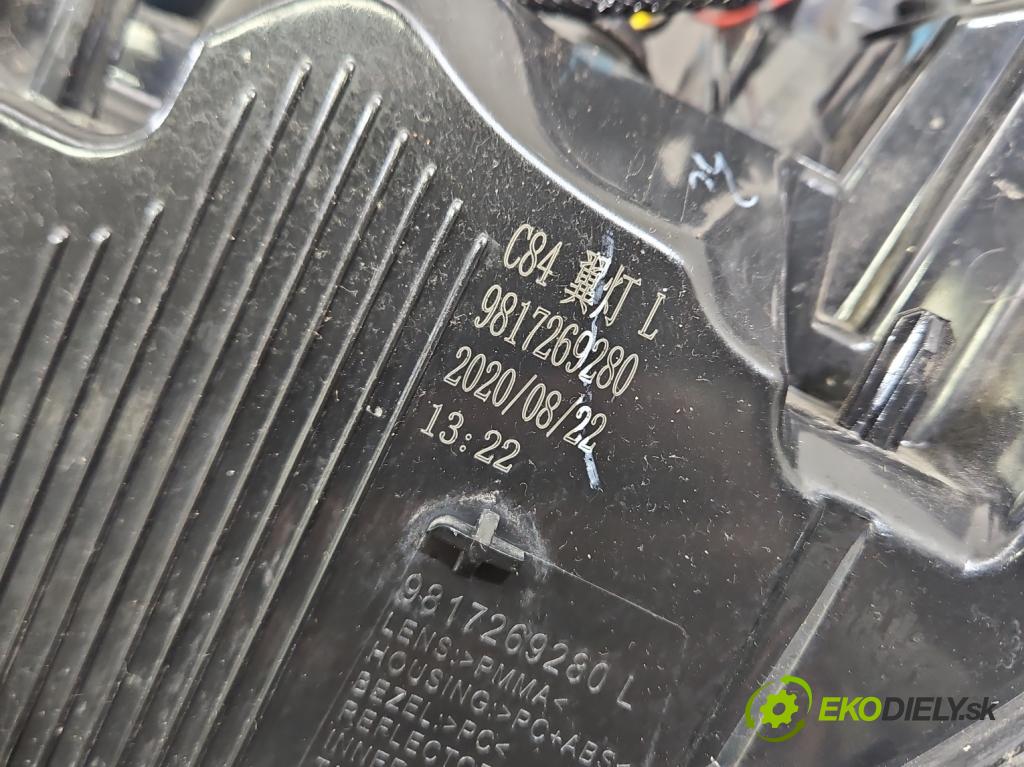 Citroen C5 Aircross 17-25 1.2 T 131 HP manual 96 kW 1199 cm3 5- svetlo / reflektor zadné ľavé 9817269280 (Kľučka dverí ostatné)