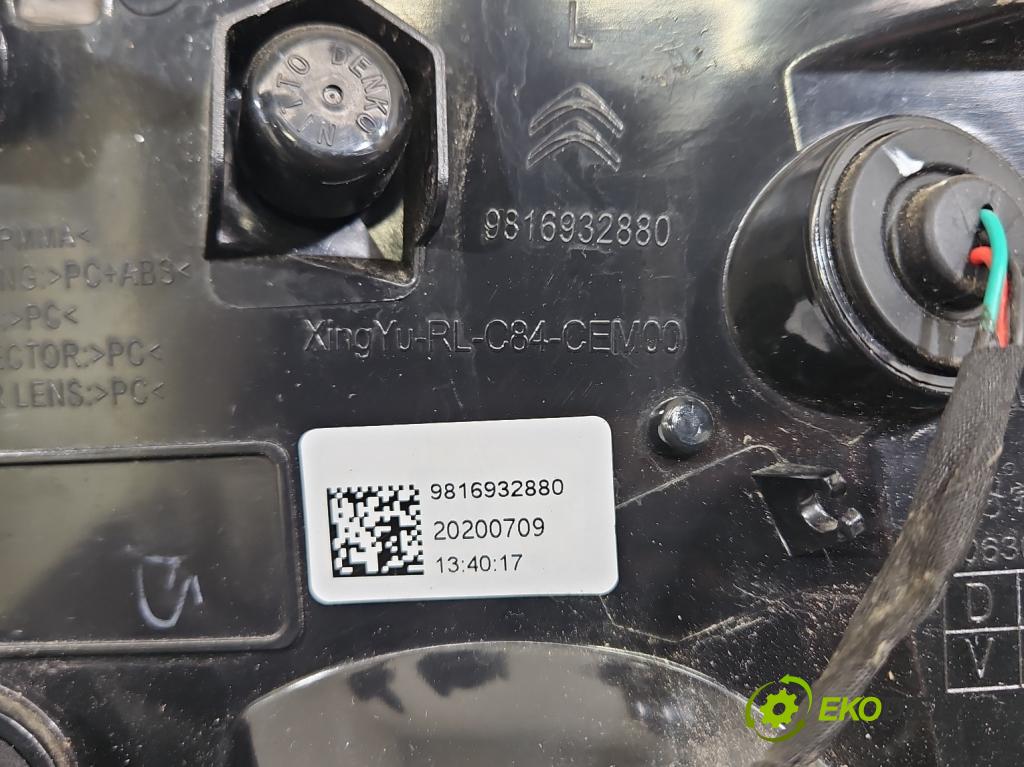 Citroen C5 Aircross 17-25 1.2 T 131 HP manual 96 kW 1199 cm3 5- svetlo / reflektor zadné ľavé 9816932880 (Kľučka dverí ostatné)