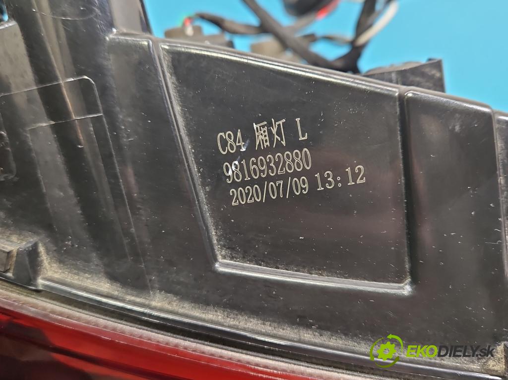 Citroen C5 Aircross 17-25 1.2 T 131 HP manual 96 kW 1199 cm3 5- svetlo / reflektor zadné ľavé 9816932880 (Kľučka dverí ostatné)