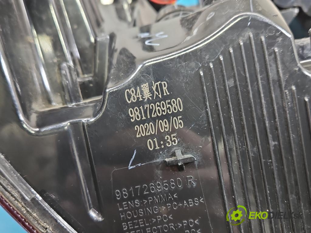 Citroen C5 Aircross 17-25 1.2 T 131 HP manual 96 kW 1199 cm3 5- svetlo / reflektor zadné pravé 9817269580 (Kľučka dverí ostatné)