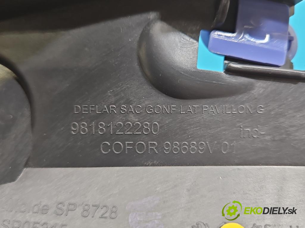 Peugeot 508 II 2018- 1.6 224hp automatic 165 kW 1598 cm3 5- kryt plast 9818122280