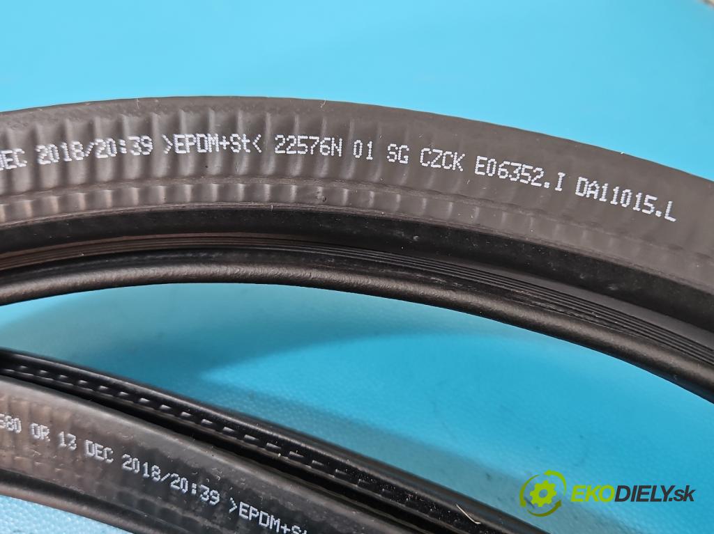 Peugeot 508 II 2018- 1.6 224hp automatic 165 kW 1598 cm3 5- Těsnění: dvere predné ľavé 9813387680