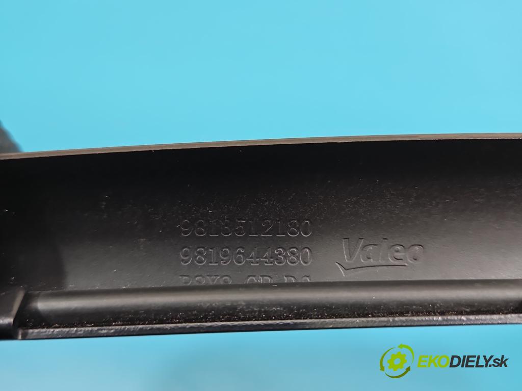 Peugeot 508 II 2018- 1.6 224 hp automatic 165 kW 1598 cm3 5- rameno stěrače pravé 9813512180