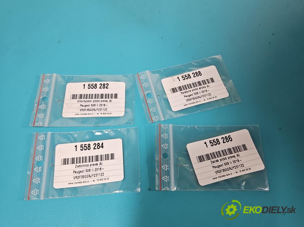 Peugeot 508 II 2018- 1.6 224hp automatic 165 kW 1598 cm3 5- tlmič predné pravý  (Kľučka dverí ostatné)