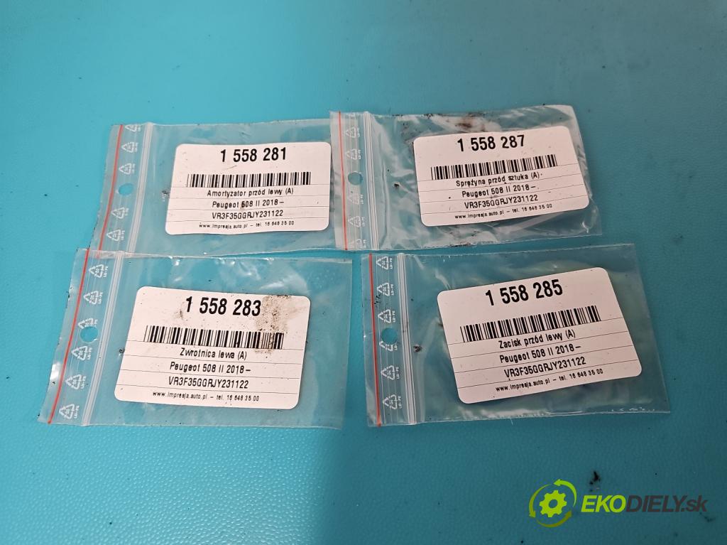 Peugeot 508 II 2018- 1.6 224 hp automatic 165 kW 1598 cm3 5- brzdič přední levý  (Klika dveří ostatní)