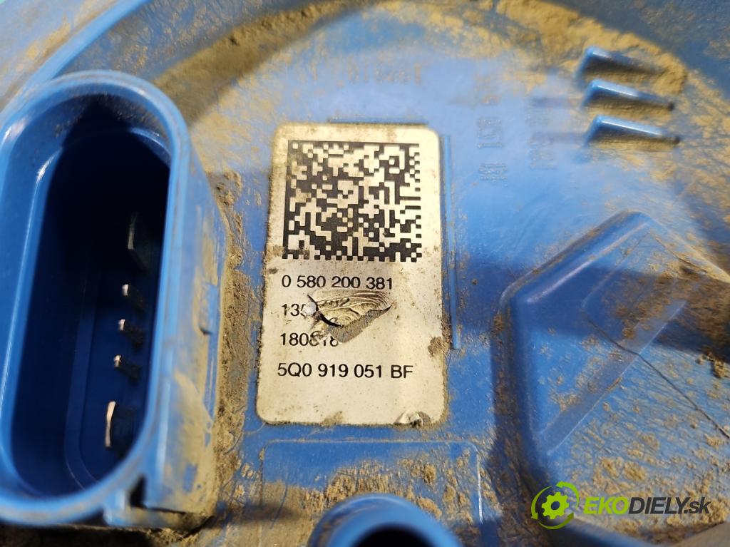 Skoda Octavia III 2013- 2.0 TSI 190 hp automatic 140 kW 1984 cm3 5- čerpadlo paliva 5Q0919051BF
