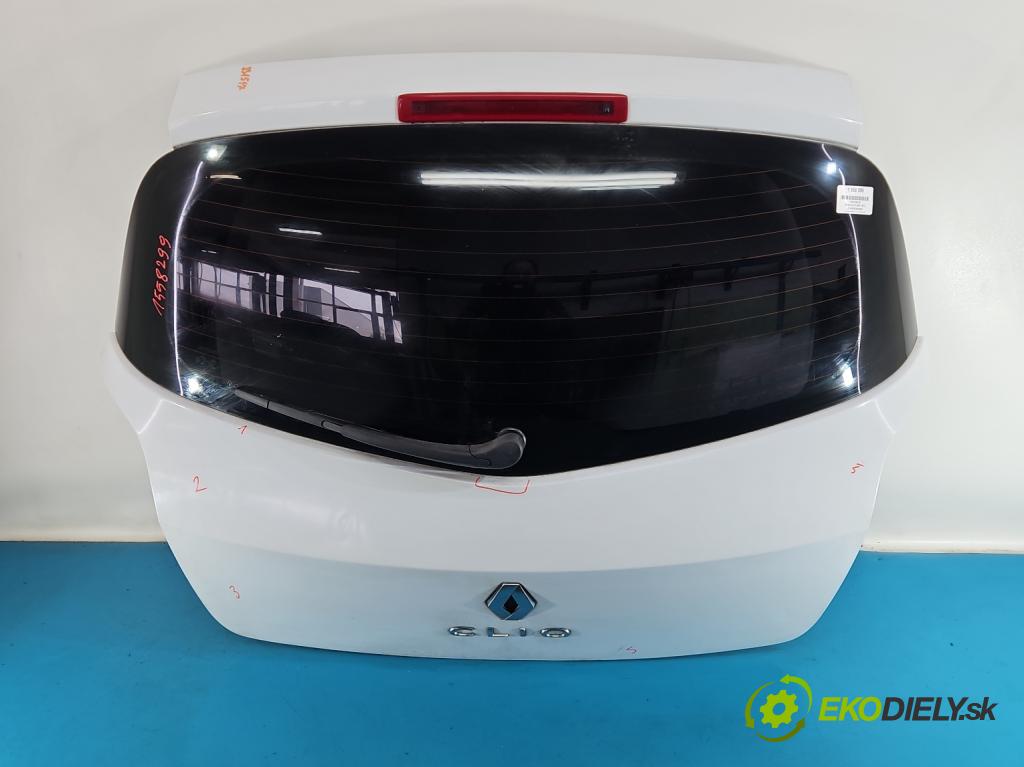 Renault Clio III 2005-2012 1.5 dci 68 HP manual 50 kW 1461 cm3 3- zadna kufor  (Kapota zadná (kufor))
