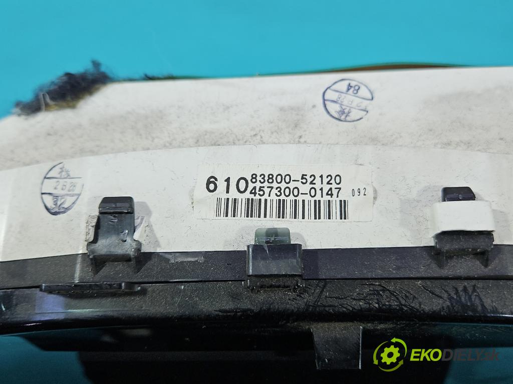 Toyota Yaris I 1999-2005 1.0 vvti 68 hp manual 50 kW 998 cm3 5- Přístrojová deska 83800-52120 (Přístrojová deska)