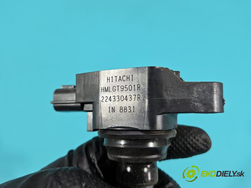 Dacia Sandero II 2012-2020 1.0 12V 73 hp manual 54 kW 999 cm3 5- cívka zapalovací 224330437R (Zážehová cívka)