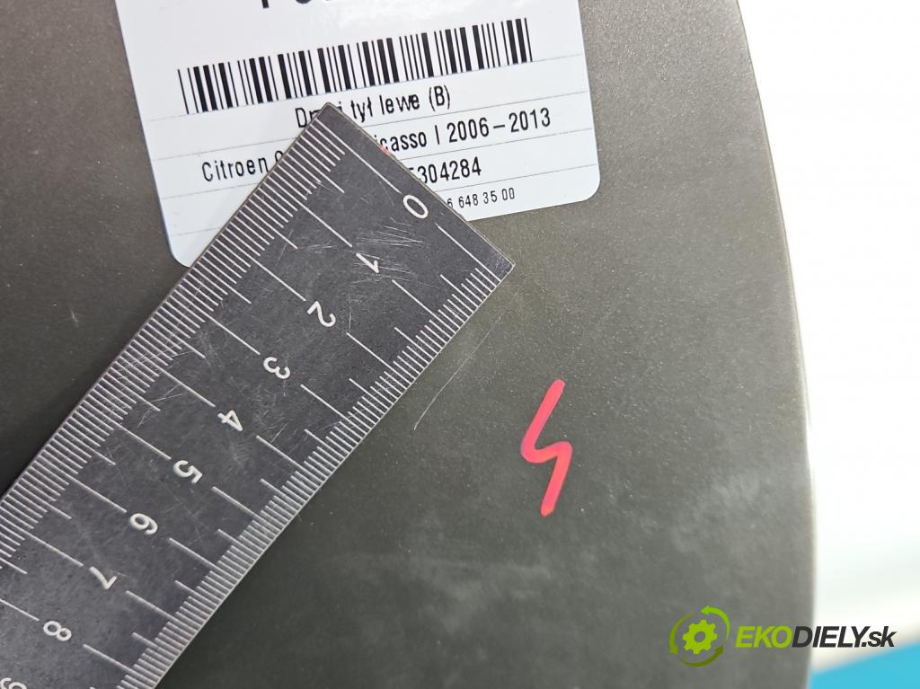 Citroen C4 Grand picasso I 2006-2013 2.0 16V 140 HP automatic 103 kW 1997 cm3 5- dvere zadné ľavé  (Kľučka dverí ostatné)