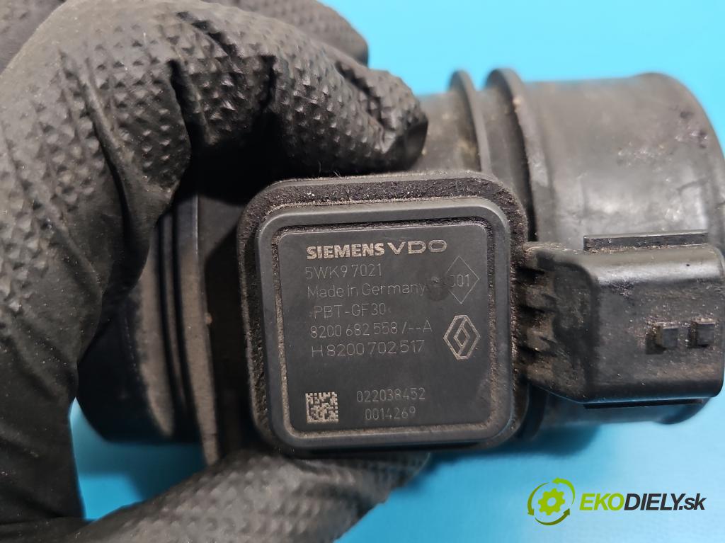 Renault Megane III 2008-2016 1.5 dci 86 HP manual 63 kW 1461 cm3 5- průtokoměr: 5WK97021 (Váha vzduchu)