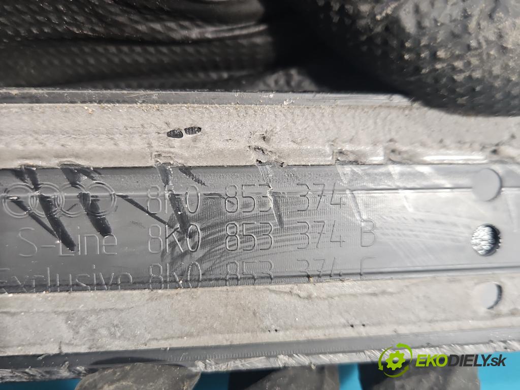 Audi A4 B8 2007-2015 2.0 tdi 143 HP manual 105 kW 1968 cm3 5- lišta práh: ľavé 8K0853375 (Lišta prahová)