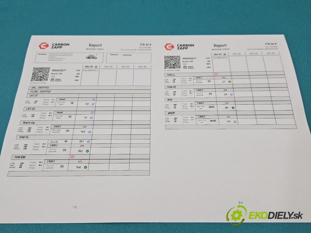 Citroen Jumper I 1994-2006 2.0 hdi 84KM manual 62 kW 1997 cm3 5- vstrek 0986435077 (Vstrekovač paliva)