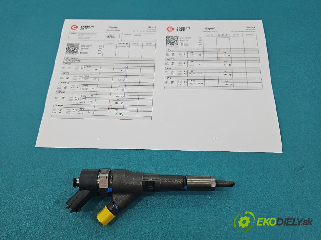 Citroen Jumper I 1994-2006 2.0 hdi 84KM manual 62 kW 1997 cm3 5- vstrek 0986435077 (Vstrekovač paliva)