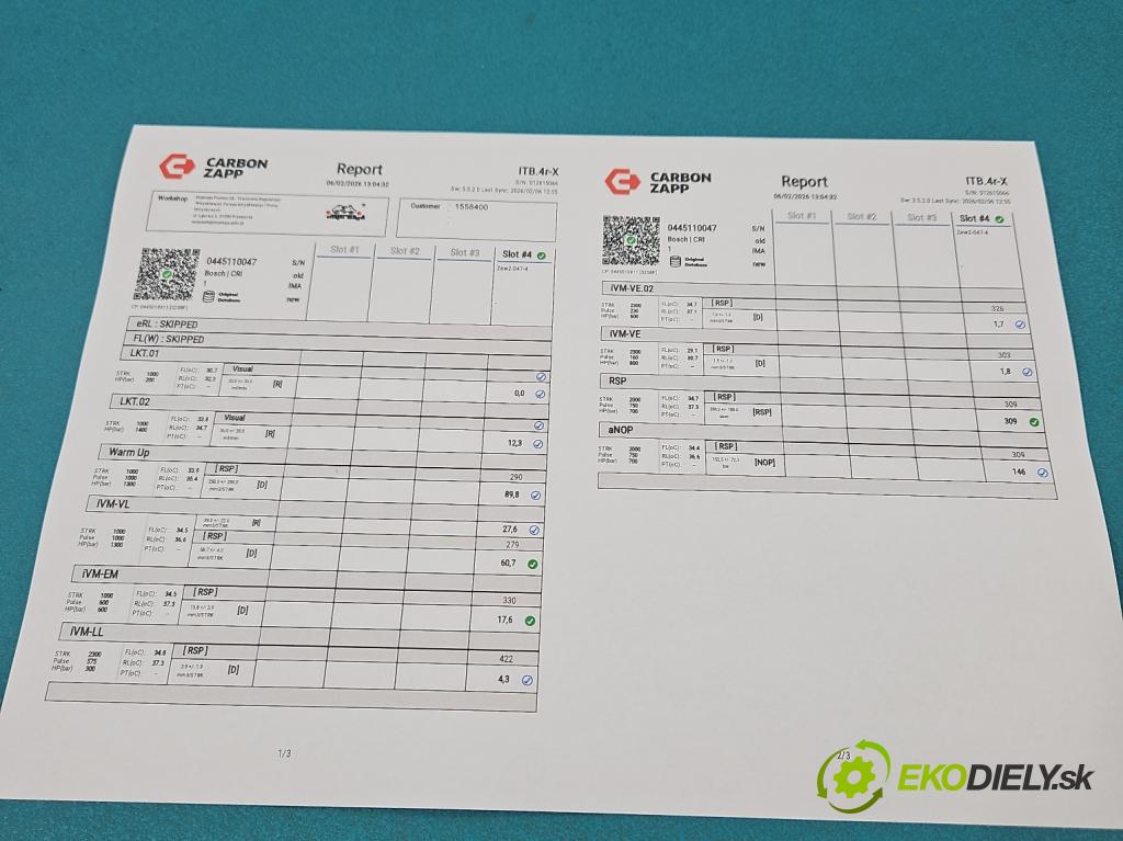 Bmw 5 E39 1996-2003 3.0d 193 HP manual 142 kW 2926 cm3 5- vstrek 0445110047 (Vstrekovač paliva)