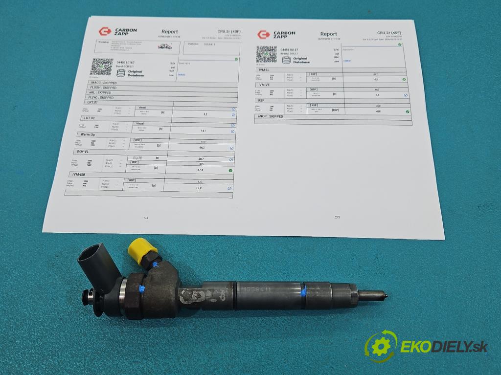 Mercedes A W169 2004-2012 2.0 cdi 109 HP manual 80 kW 1992 cm3 5- vstrek 0445110167 (Vstrekovač paliva)