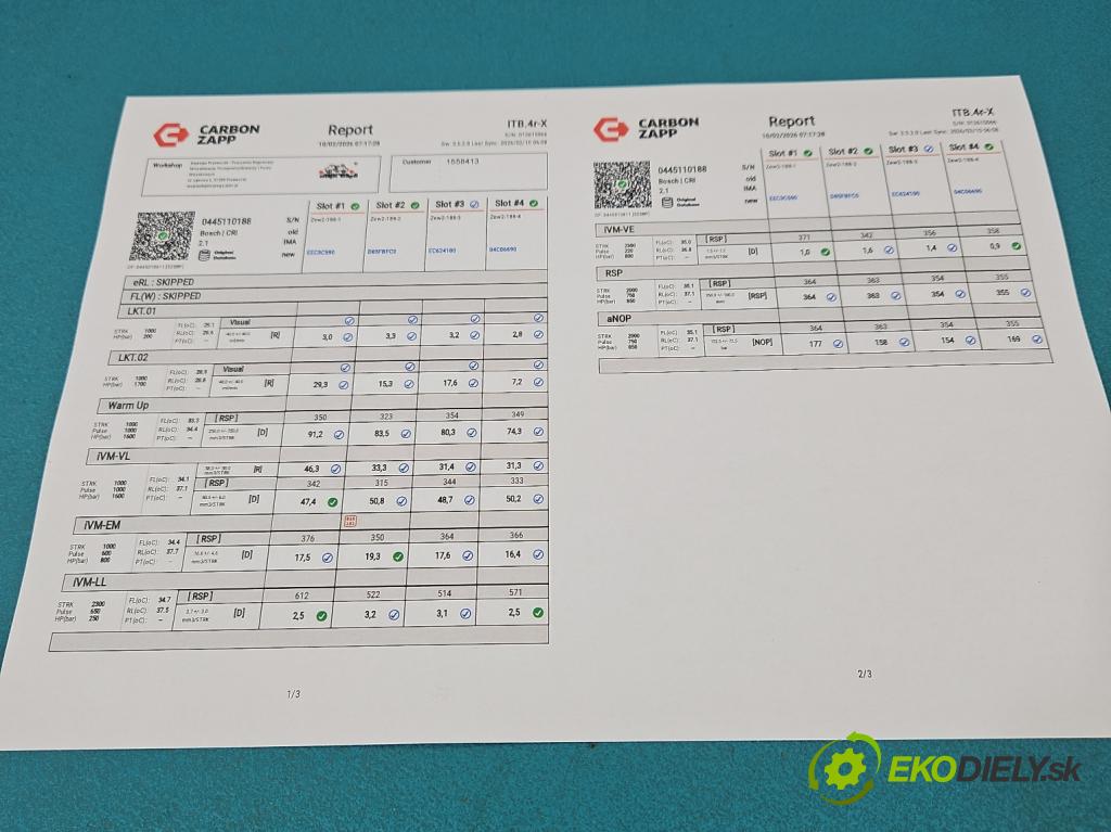 Ford C-Max I 2003-2010 1.6 tdci 109 HP manual 80 kW 1560 cm3 5- vstrek komplet 0445110188