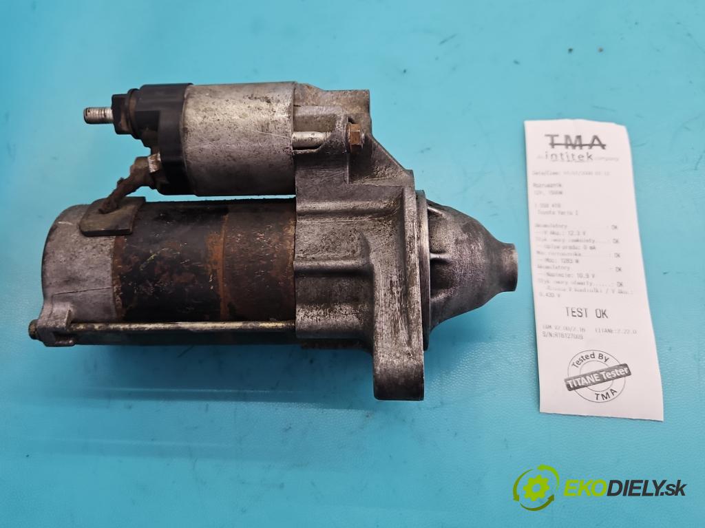 Toyota Yaris I 1999-2005 1.0 vvti 68 hp manual 50 kW 998 cm3 5- startér: 228000-8360 (Startér)