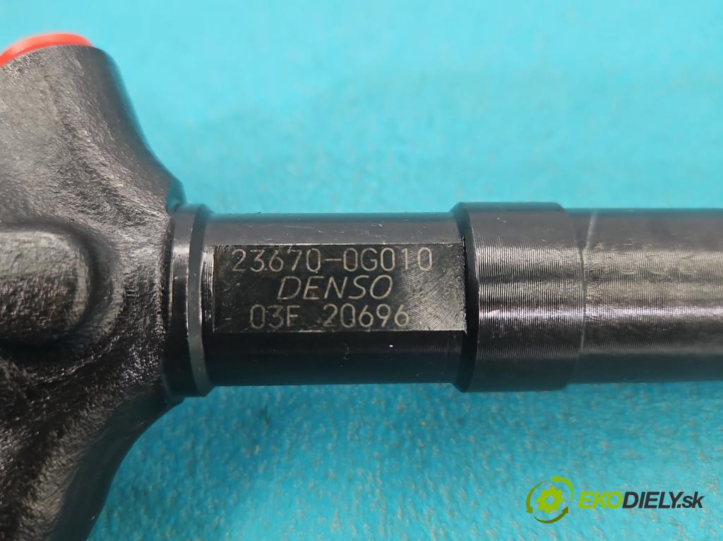 Toyota Avensis II T25 2003-2008 2.0 D4D 116 HP manual 85 kW 1995 cm3 5- vstrek 23670-0G010 (Vstrekovač paliva)