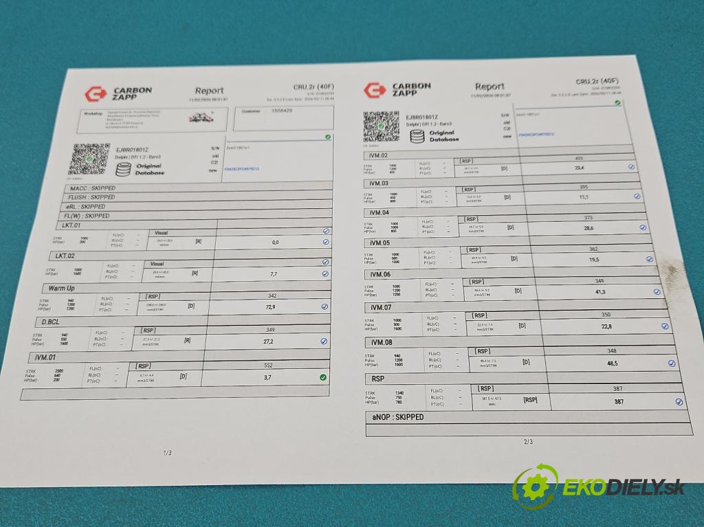 Renault Megane II 2003-2008 1.5 dci 82 HP manual 60 kW 1461 cm3 3- vstrek EJBR01801Z (Vstrekovač paliva)