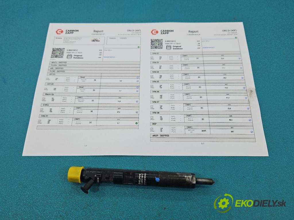 Renault Megane II 2003-2008 1.5 dci 82 HP manual 60 kW 1461 cm3 3- vstrek EJBR01801Z (Vstrekovač paliva)