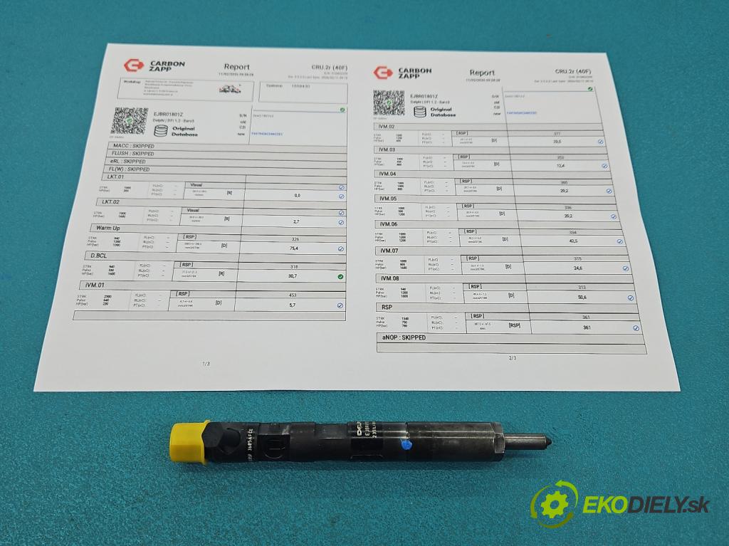 Renault Megane II 2003-2008 1.5 dci 82 HP manual 60 kW 1461 cm3 3- vstrek EJBR01801Z (Vstrekovač paliva)