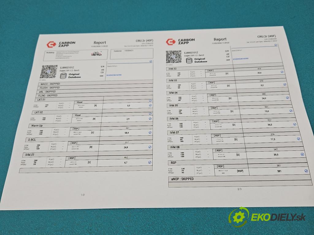 Renault Thalia I 1998-2009 1.5 dci 65 HP manual 48 kW 1461 cm3 4- vstrek EJBR02101Z (Vstrekovač paliva)