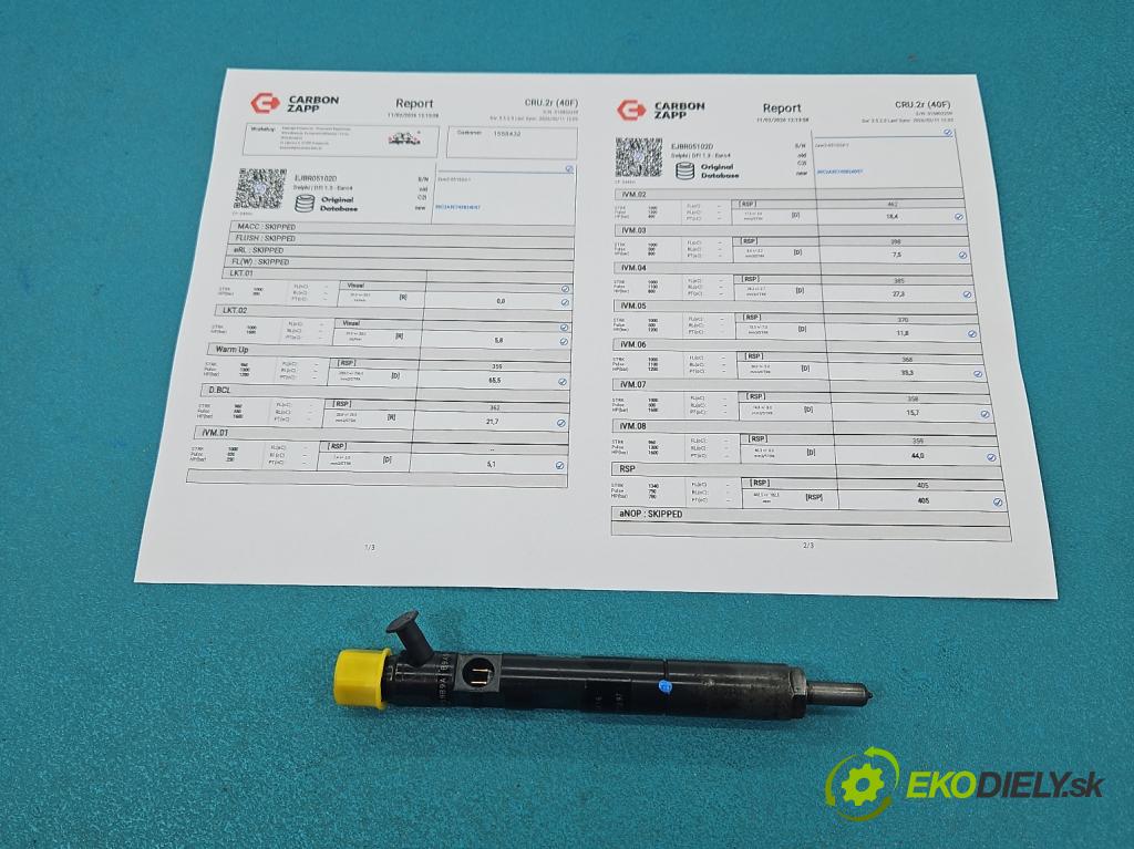 Renault Kangoo I 1998-2008 1.5 dci 82 HP manual 60 kW 1461 cm3 5- vstrek EJBR05102D (Vstrekovač paliva)