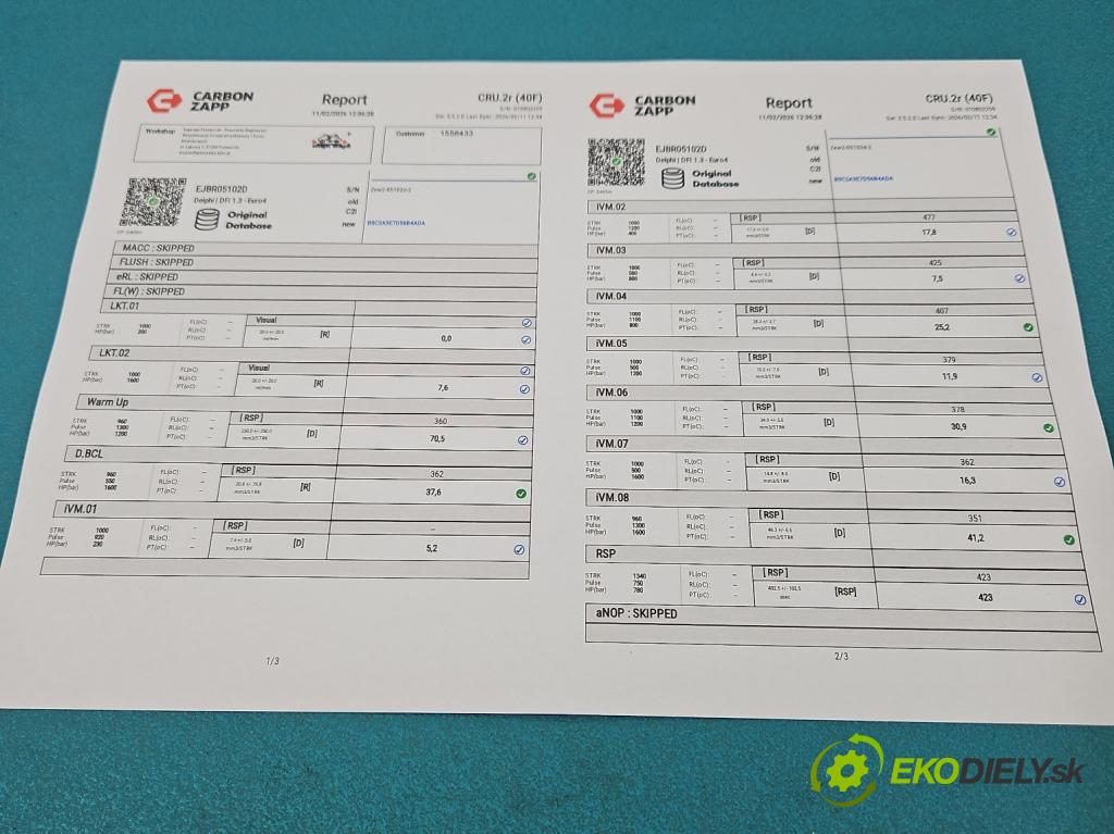 Renault Kangoo I 1998-2008 1.5 dci 82 HP manual 60 kW 1461 cm3 5- vstrek EJBR05102D (Vstrekovač paliva)