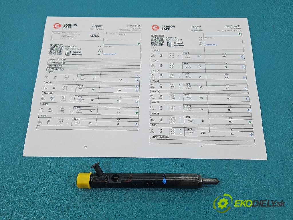 Renault Kangoo I 1998-2008 1.5 dci 82 HP manual 60 kW 1461 cm3 5- vstrek EJBR05102D (Vstrekovač paliva)
