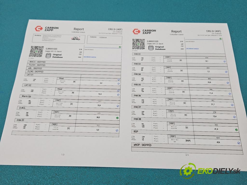 Renault Kangoo I 1998-2008 1.5 dci 82 HP manual 60 kW 1461 cm3 5- vstrek EJBR05102D (Vstrekovač paliva)