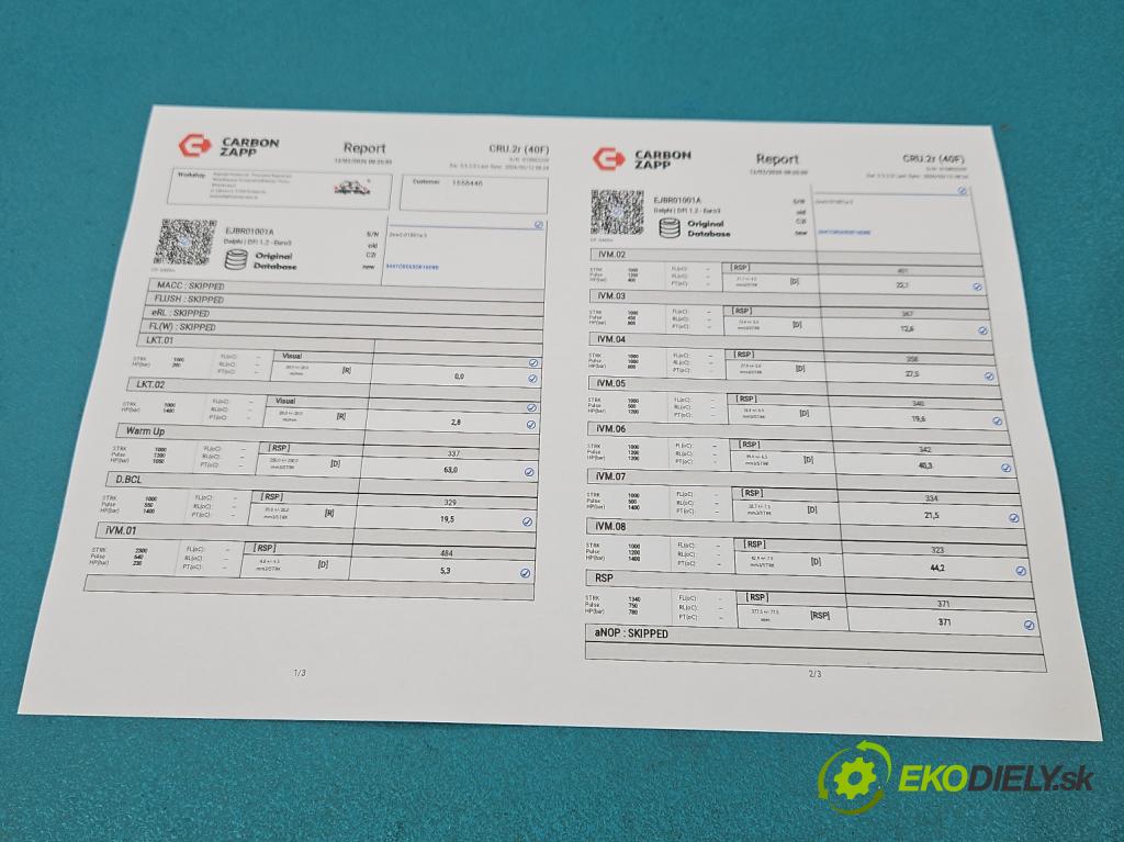 Citroen C3 I 2002-2009 1.4 hdi 90 HP manual 66 kW 1398 cm3 5- vstrek EJBR01001A (Vstrekovač paliva)