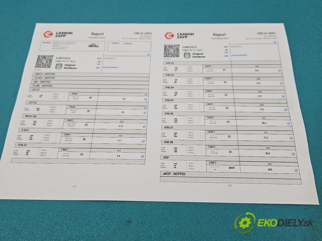 Citroen C3 I 2002-2009 1.4 hdi 90 HP manual 66 kW 1398 cm3 5- vstrek EJBR01001A (Vstrekovač paliva)