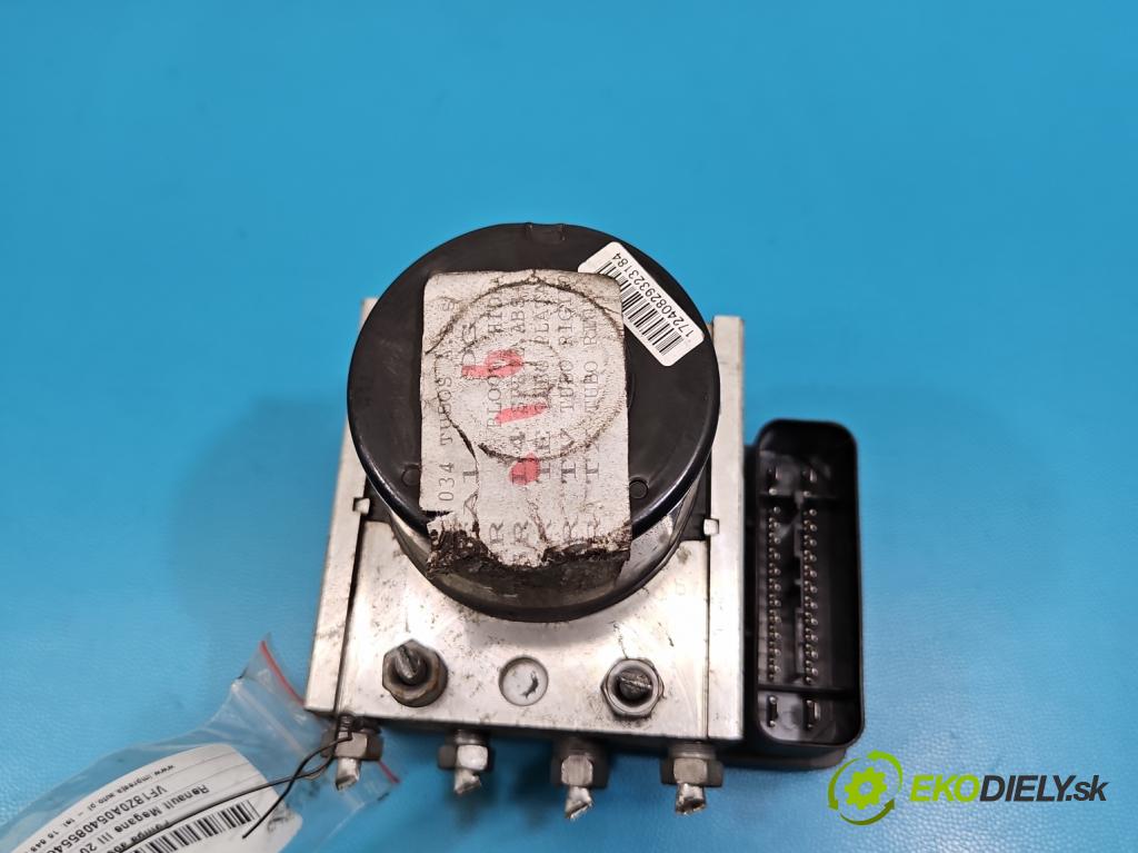 Renault Megane III 2008-2016 1.5 dci 86 HP manual 63 kW 1461 cm3 5- čerpadlo abs 476602369R (Pumpa ABS)