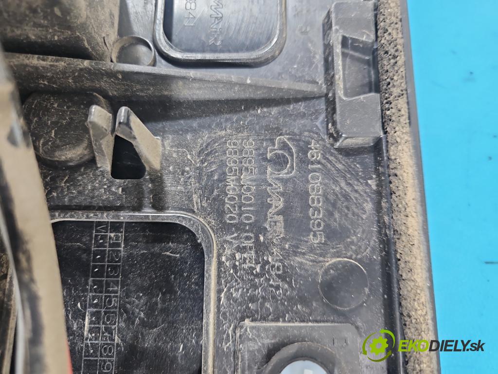 Opel Meriva B 2010-2017 1.4 16V 101 HP manual 74 kW 1398 cm3 5- rukoväť kufrové dvere zadné 9895M0010