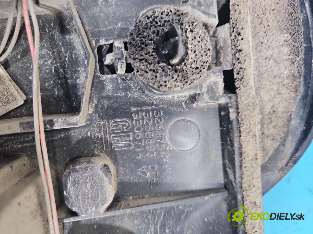 Opel Meriva B 2010-2017 1.4 16V 101 HP manual 74 kW 1398 cm3 5- rukoväť kufrové dvere zadné 9895M0010