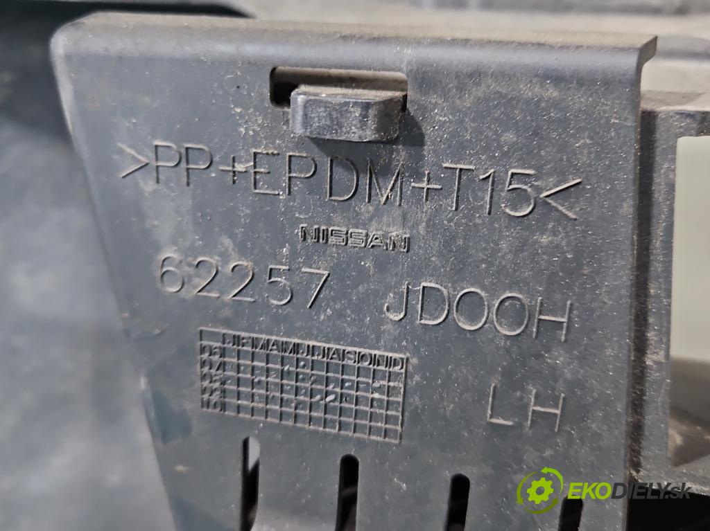 Nissan Qashqai I J10 2006-2013 1.6 16V 114 HP manual 84 kW 1598 cm3 5- nárazník predné  (Kľučka dverí ostatné)