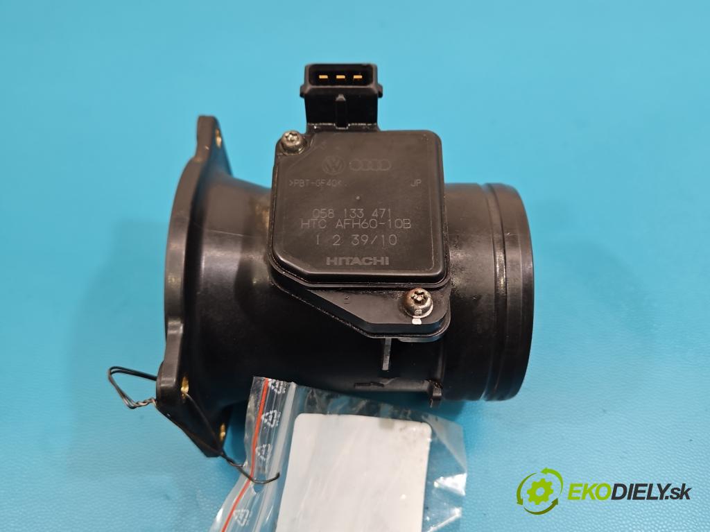 Vw Passat B5 1995-2005 1.8 20V 125 HP manual 92 kW 1781 cm3 4- průtokoměr: 058133471 (Váha vzduchu)