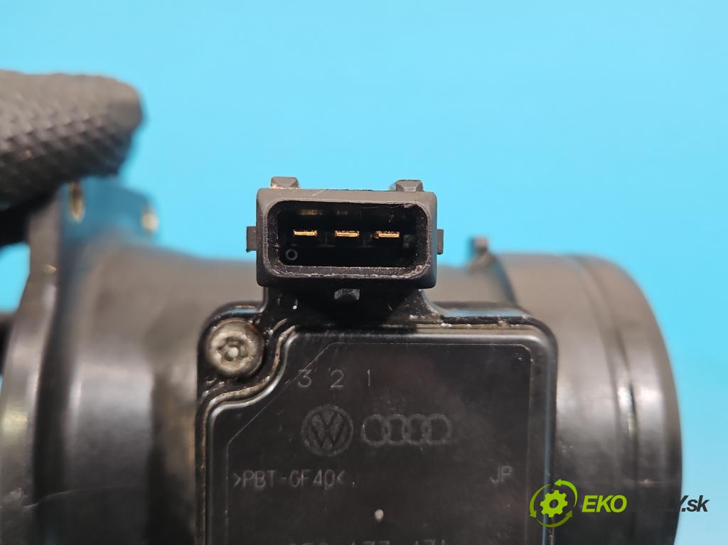 Vw Passat B5 1995-2005 1.8 20V 125 HP manual 92 kW 1781 cm3 4- průtokoměr: 058133471 (Váha vzduchu)