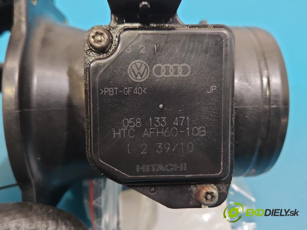 Vw Passat B5 1995-2005 1.8 20V 125 HP manual 92 kW 1781 cm3 4- průtokoměr: 058133471 (Váha vzduchu)