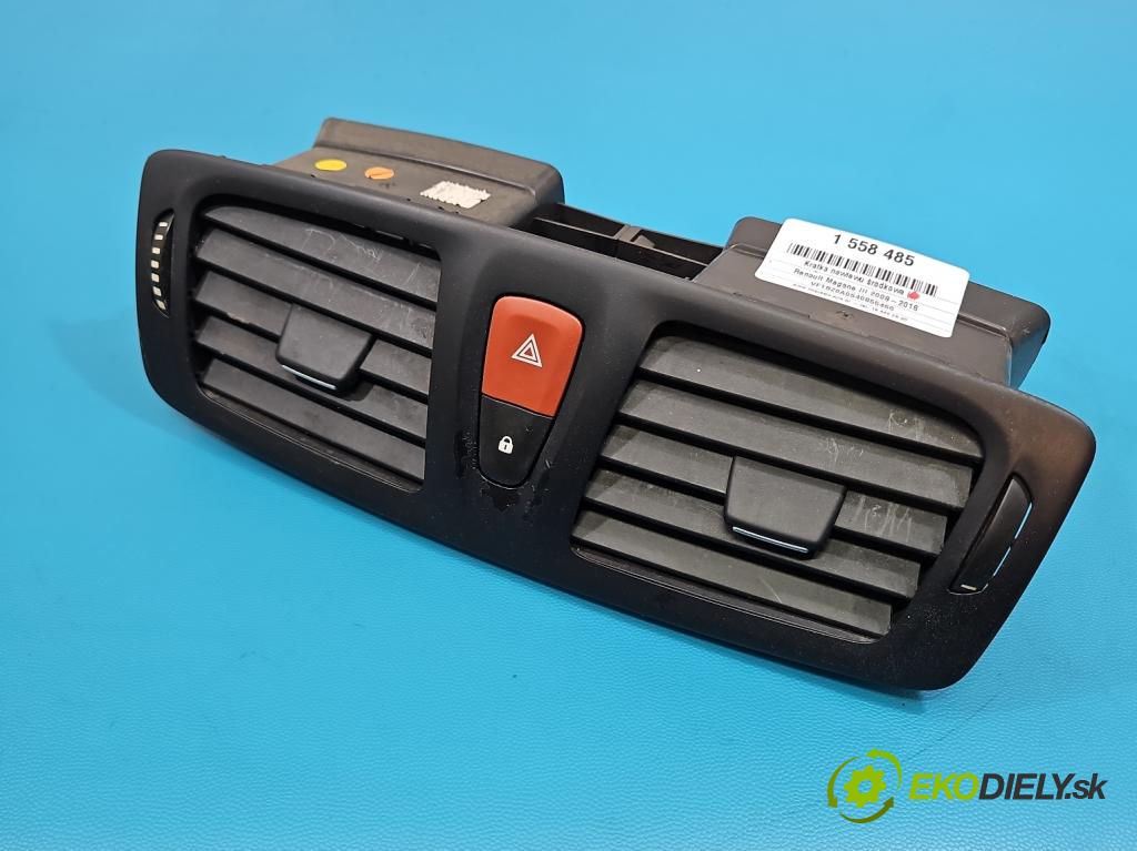 Renault Megane III 2008-2016 1.5 dci 86 hp manual 63 kW 1461 cm3 5- Mřížka: topení medián:  (Mřížka topení)