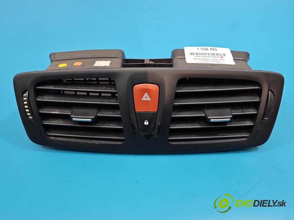 Renault Megane III 2008-2016 1.5 dci 86 HP manual 63 kW 1461 cm3 5- Mřížka: kúrenia stredová  (Mriežka kúrenia (fukár))