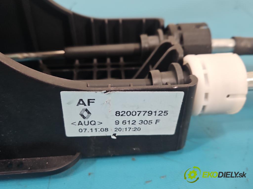 Renault Megane III 2008-2016 1.5 dci 86 HP manual 63 kW 1461 cm3 5- Páka: Změny: stupeň,rýchlosť 8200779125 (Rýchlostná páka (kulisa))