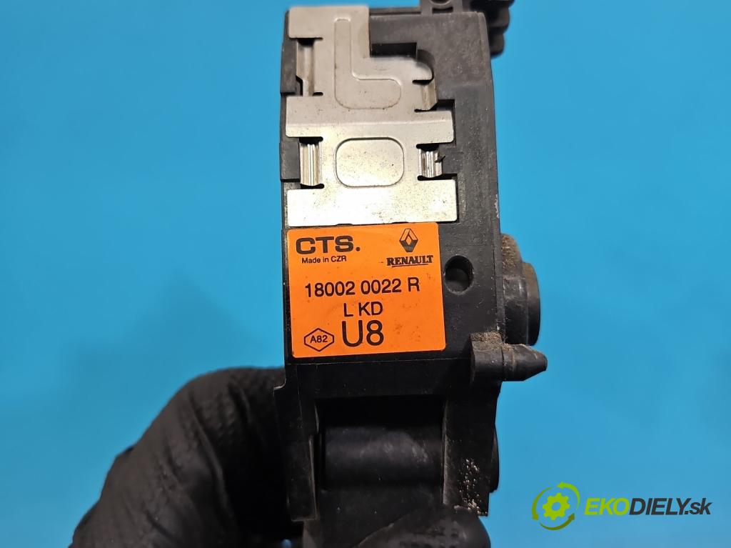 Renault Megane III 2008-2016 1.5 dci 86 HP manual 63 kW 1461 cm3 5- pedal plyn potenciometr: 180020022R