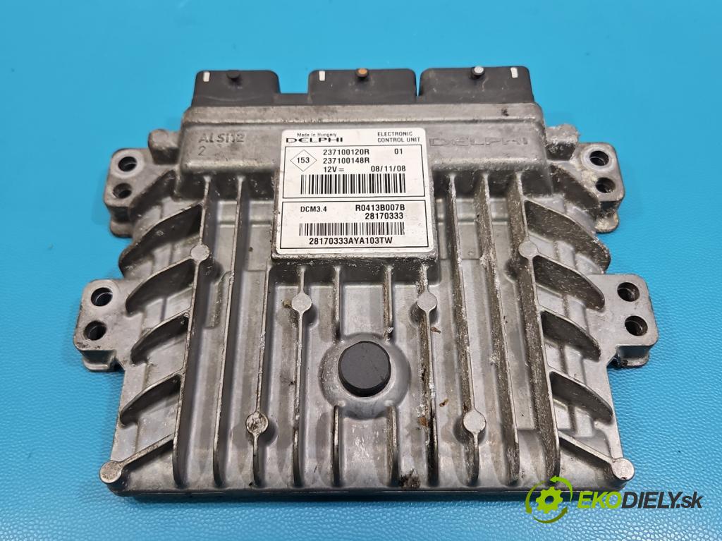 Renault Megane III 2008-2016 1.5 dci 86 HP manual 63 kW 1461 cm3 5- riadiaca jednotka motora 237100120R