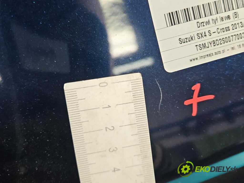 Suzuki SX4 S-Cross 2013-2021 1.4 T 129 HP manual 95 kW 1373 cm3 5- dvere zadné ľavé  (Kľučka dverí ostatné)