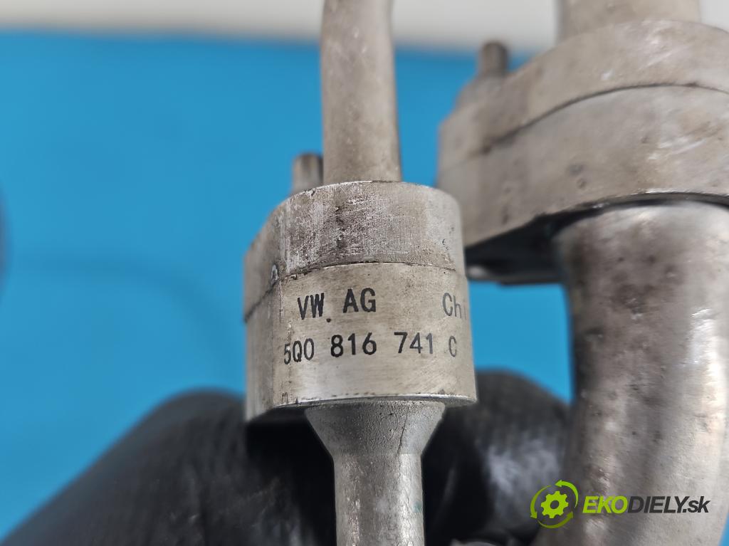 Skoda Octavia III 2013- 2.0 TSI 190 HP automatic 140 kW 1984 cm3 5- rúrka klimatizácie 5Q0816743E