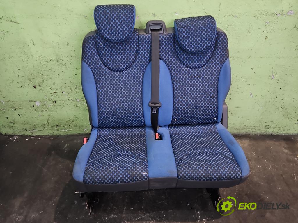 Fiat Scudo II 2006-2016 2.0 jtd 120 HP manual 88 kW 1997 cm3 5- Sedačka zadné ľavý III 